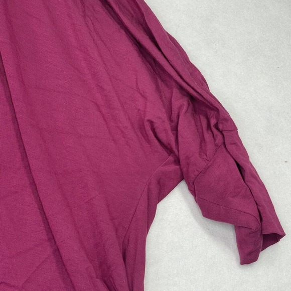 Soft Surroundings Womens Plus Size 1X Layered Purple Stretch Longline Tunic Top - Picture 10 of 11
